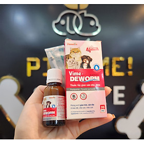 Xổ giun Vime Deworm cho Chó Mèo dạng Nước