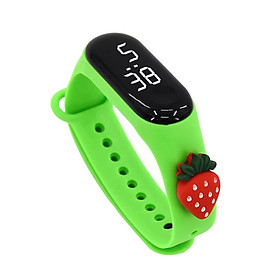 Đồng Hồ Điện Tử Trẻ Em Đèn Led Họa Tiết Hoạt Hình 3D Xinh Xắn DH109