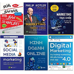 [Download Sách] Combo 6 Cuốn Đừng Bán Hàng Bán Sự Khác Biệt+Kinh Doanh Online+Marketing Thực Chiến+Từ Chiến Lược Marketing+ Digital Marketing + Chiến lược thu hút khách hàng