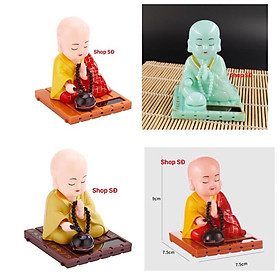 Mua thầy chùa gõ mõ tụng kinh nhỏ 10cm - màu ngẫu nhiên
