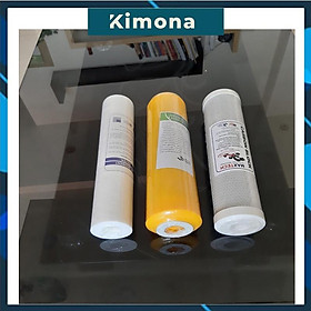 Mua Bộ Lõi Lọc Nước 1 2 3 Khử Vôi  Phèn Trong Nước --- Bộ Gồm 3 Lõi PP  Cation  CTO