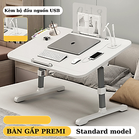 Mua Bàn học ngồi giường gấp gọn cao cấp  bàn học thông minh điều chỉnh chiều cao đầy đủ phụ kiện
