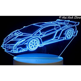 Mua Đèn ngủ  trang trí led 3d - 16 màu 3 chế độ ánh sáng ( Có điều khiển ) - Nhiều mẫu chọn   gắn tên vào hình