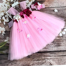Quà tặng cho bé gái 1 tuổi váy công chúa hồng