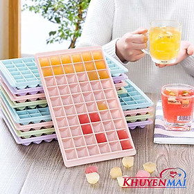 Mua Khay Làm Đá Viên Tủ Lạnh Bằng Nhựa Dẻo nhiều Ngăn (60 viền)