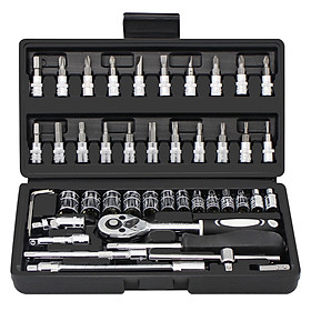 Vanadium Steel Sleeve Tool Combination Repair Kit Tool Sleeve Auto Repair Kit 46 piece/sets