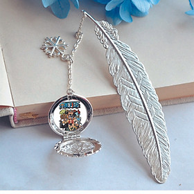 Bookmark lông vũ IN HÌNH One Piece - Đảo Hải Tặc anime