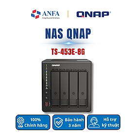 Thiết Bị Lưu Trữ Nas QNAP, Model: TS-453E-8G - Hàng chính hãng