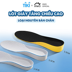 Cặp Lót Giày Tăng Chiều Cao XIMO L13 êm chân, thoáng khí và khử mùi