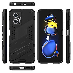 Ốp lưng Xiaomi Redmi Note 7 9s 10 11 11T 11S 11E 11SE Pro Max 4G 5G chống sốc có giá đỡ Iron Man PUNK cao cấp siêu đẹp - RM Note 11T Pro