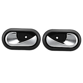 2 Pieces High Strength Interior Door Handle Accessory Sturdy Replacement Left Right Assembly Door Pull Knob for Duster