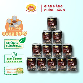 Cà Phê Đen Minh Trung Bừng Tỉnh Không Chất Bảo Quản - Thùng 24 Lon Cà Phê Đen 24