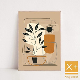 Mua Tranh canvas vintage tone vàng đất  tranh treo tường phòng khách.