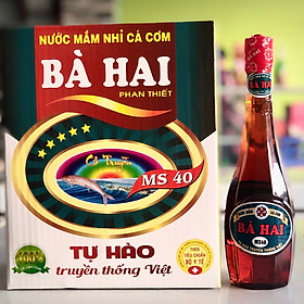 Thùng Chai Nhựa Nước Mắm Nhĩ Bà Hai 6 x 500ml