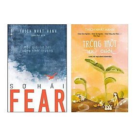 Hình ảnh Combo 2 Cuốn Sách Tôn Giáo, Tâm Linh: Fear - Sợ Hãi (Hóa Giải Sợ Hãi Bằng Tình Thương) + Trồng Một Nụ Cười - Cùng Trẻ Thực Hành Chánh Niệm