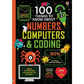 Ảnh bìa Sách tiếng Anh - 100 Things to Know About Numbers, Computers & Coding