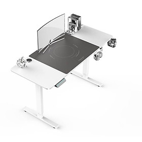 Mua Bàn tăng giảm nâng hạ chiều cao thông minh công thái học iCockpit 1460  nâng hạ 80 kg  tặng móc treo tai nghe  giá để ly nước  thảm lót chuột