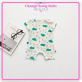 Body cộc tay bé trai chất thun cotton mềm mịn 5kg - 13kg