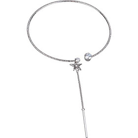 Vòng Cổ Choker Kim Ngôi Sao Đính Đá
