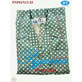 Bộ Pyjama HUONGTAM Phi bóng tay ngắn nam cao cấp(PNP02N15). Chất liệu vải polyester mềm mại, thoáng mát, không phai màu