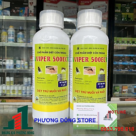 Thuốc diệt muỗi và côn trùng VIPER 50EC _ chai 1 lít