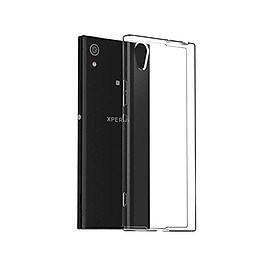 Ốp lưng silicon dẻo trong suốt loại A cao cấp cho Sony Xperia XA1 Ultra