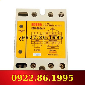 Bộ Bán Dẫn 3 Pha Fotek ESR-80DA-H hàng mới