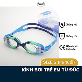 Kính bơi trẻ em Fashy dòng Match, đạt tiêu chuẩn Châu Âu, chống mờ, chống tia UV thiết kế thời trang dành cho bé trai, bé gái dưới 6 tuổi