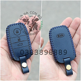 Bao Da Chìa Khoá KIA cerato, K3, K5, Seltos, Soluto, Morning, Sorento, Rondo handmade Da Thật 006