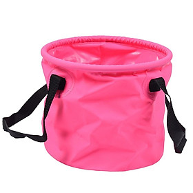 Collapsible Portable Outdoor Wash Basin Water Storage Bucket, Multipurpose Foldable Bucket for Camping Hiking Travelling Fishing Washing