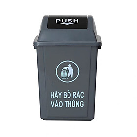 Mua Thùng Rác nắp lật 60L nhựa HDPE cao cấp – Thùng rác lật công nghiệp 60L bền bỉ  chịu lực tốt  chống va đập và ăn mòn hóa chất