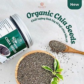 Hạt Chia Hữu Cơ - Organic Chia Seeds/ Thương hiệu Holinut