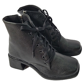 Giày Boot Nữ Da Bò Thật BIGGBEN Cao 4 phân BON11