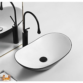 Mua Chậu lavabo sứ để bàn kiểu thuyền với nhiều với nhiều màu sắc lựa chọn  thiết kế phong cách Bắc Âu