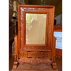 Mua Khung ảnh thờ kép chiện dơi gỗ hương khung hình thờ 2 cỡ ảnh