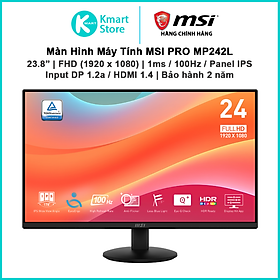 Màn hình máy tính MSI PRO MP242L | 23.8