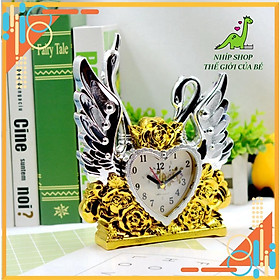 Mua Đồng hồ để bàn thiên nga trái tim Cực Xinh