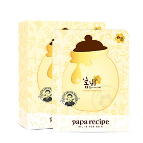 Mặt Nạ Dưỡng Da Hàn Quốc Papa Recipe (Hộp 10 Miếng)