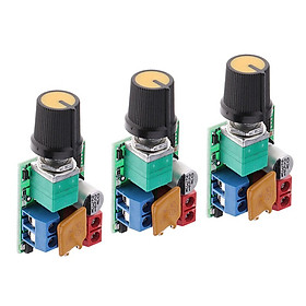 3PCS DC Motor Speed Control Driver Board 3V-35V 5A PWM Controller Stepless DC 3V 6V 12V 24V 35V Variable Voltage