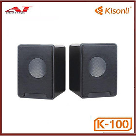 Loa 2.0 Kisonli K100 - Jack 3.5mm và USB- JL ( Hàng nhập khẩu )