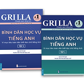 Bình Dân Học Vụ Tiếng Anh - Tác Giả Nguyễn Ngọc Nam - Combo Tập 1 + Tập 2