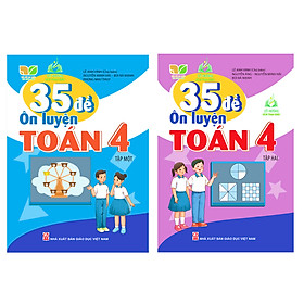 Sách - Combo 35 Đề ôn luyện Toán 4, tập1+2 (Kết nối tri thức với cuộc sống)