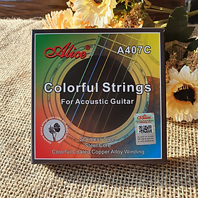 Mua Dây đàn màu cho guitar acoustic Alice A407C - Tặng kèm pick khi đặt hàng
