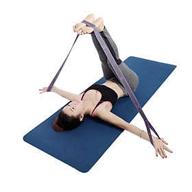 Dây tập yoga 2 lớp - Đai miniband đàn hồi kháng lực tập hỗ trợ các bài tập thể dục tại nhà duy trì vóc dáng (giao màu ngẫu nhiên)