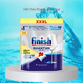 Viên rửa bát Finish Quantum Max 100 viên 14 in 1