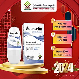 Lăn khử mùi dành cho nam Aquaselin 50ml - 50ml