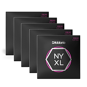 Mua Combo 5 Bộ dây đàn Guitar Điện  Electric Guitar Strings - D Addario NYXL 09-42 (NYXL0942) - Super Light - Hàng chính hãng