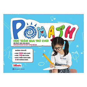 Bộ Học Liệu Kèm Sách POMath - Học Toán Qua Trò Chơi (Tặng kèm bút chì Kingbooks)