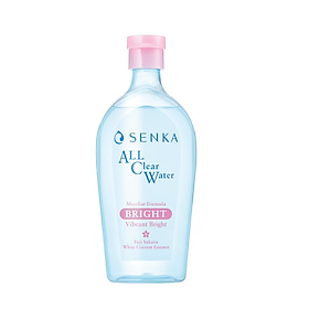 Nước Tẩy Trang Senka Micellar Dưỡng Sáng Cấp Ẩm Senka A.L.L Clear Water Bright N 400ML
