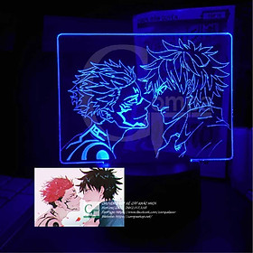 Mua Đèn Ngủ Anime LED 3D Jujutsu Kaisen Megumi Fushiguro x Sukuna AJKN9901 16 màu tùy chỉnh